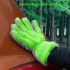 Waterproof Car Wash Mitt Scratch Free 5-Finger Microfiber Interior Exterior Cleaning Gloves Car Chenille for Cleaning Wheel