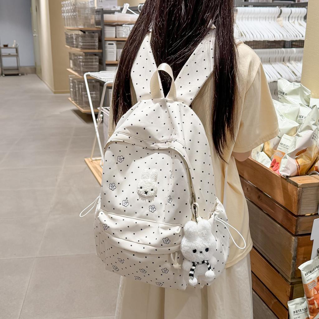 Schoolbag Japanese Ins Small Fresh School Bag for Girls Junior High School Students Large Capacity Backpack College Student Travel Commuter Backpack