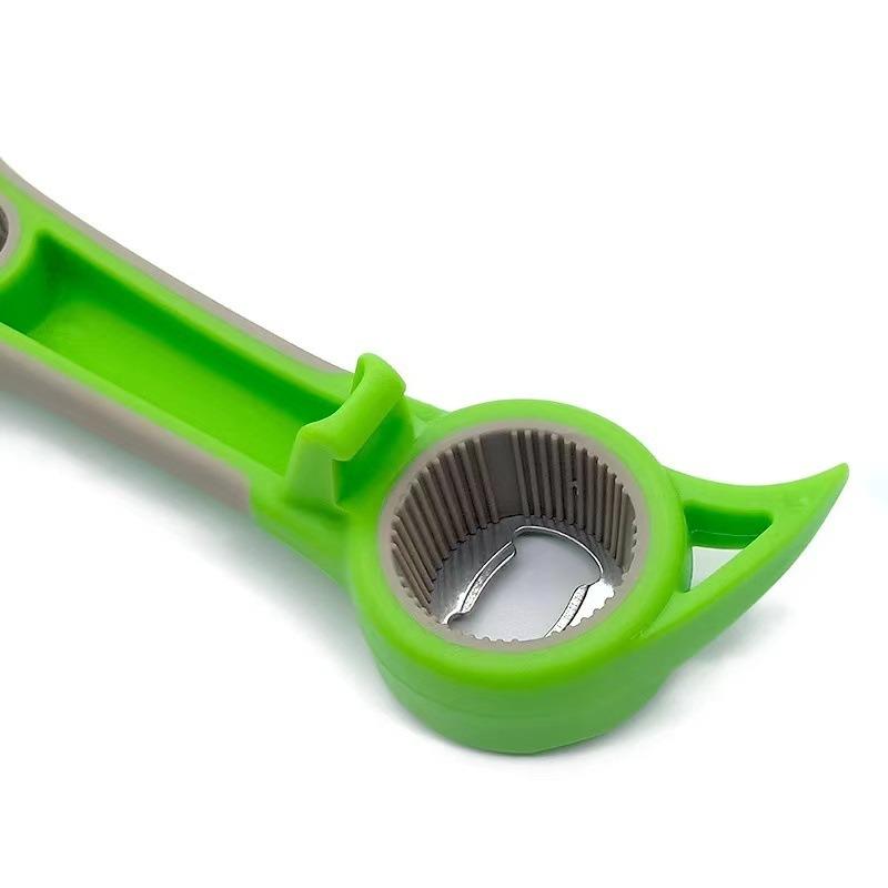 Six-in-one Bottle Opener Stainless Steel Multi-function Labor-saving Can Opener Household Cap Screwdriver Kitchen Gadgets