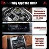 For Toyota Camry 2024 2025 Accessories interior film transparent TPU Gear Panel GPS Center Console PPF Protection repair Sticker