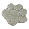 Dog Pawprint Memorial Stone DIY Lettering Dog Grave Marker Pet Monument for Outdoor Lawn Patio