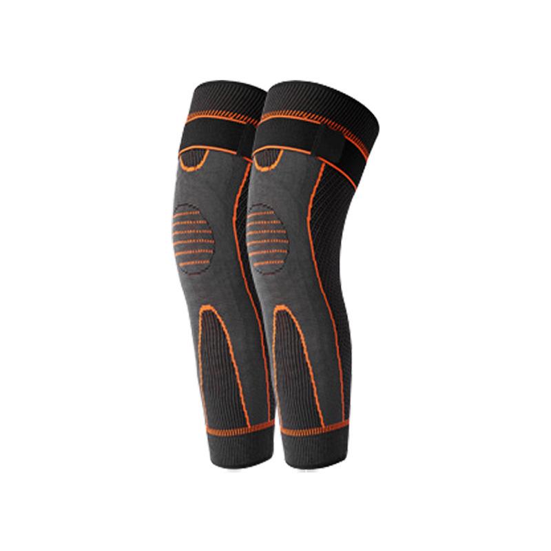 

1 Pair Lengthen Fitness Knee Support Braces Bandage Elastic Nylon Sport Compression Knee Pads For Basketball Running Knees Warm XL