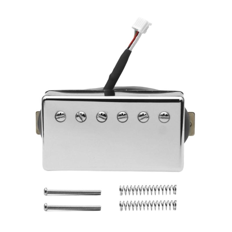 

57 57+ Series Guitar Pickup Guitar Humbucker Pickup for Enhances Sound Clear and Dynamic Response серебряный