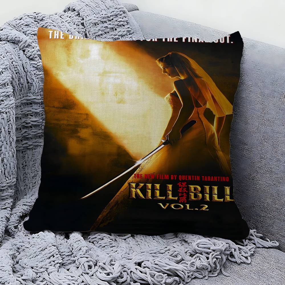 Classic Movie KKill Bill Cushion Cover Inches Farmhouse Decor Home Throw Pillow Covers for Couch Decorations