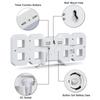 New Adjustable Luminous Mode Digital Desktop Clock Wall-mounted Thermometer LED Clock Usb Charging Digital Alarm Clock Desk