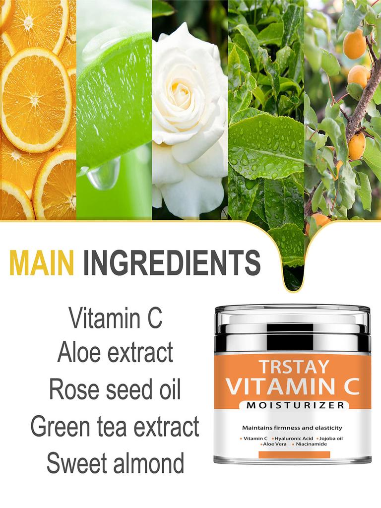 Vitamin C&Jojoba Oil Moisturizer for Neck Skin Tightening Cream Skin Whitening Cream