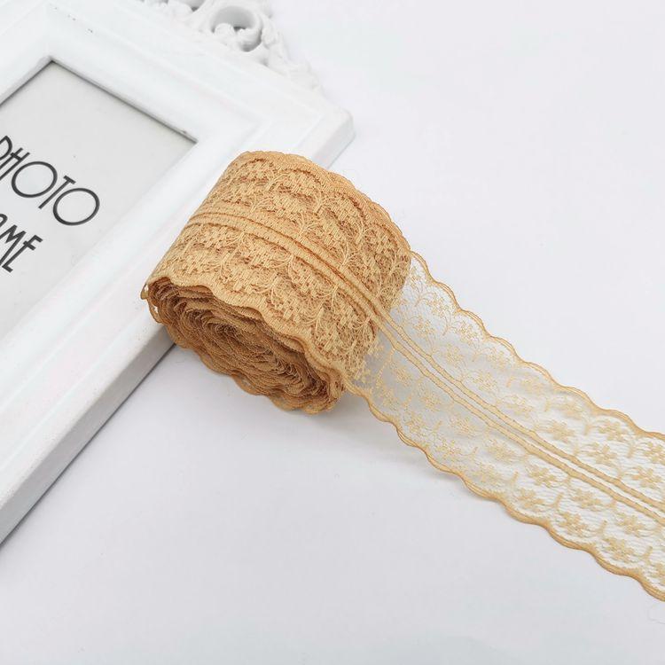 10Meters/Roll 43mm Lace Ribbon Handmade Material DIY Apparel Sewing Fabric Blue Purple Green Pink Red Black White Lace Trimming