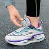 teenager Kids Boys Running Shoes Breathable Mesh Rotation Soft Non Slip Athletic Sneakers