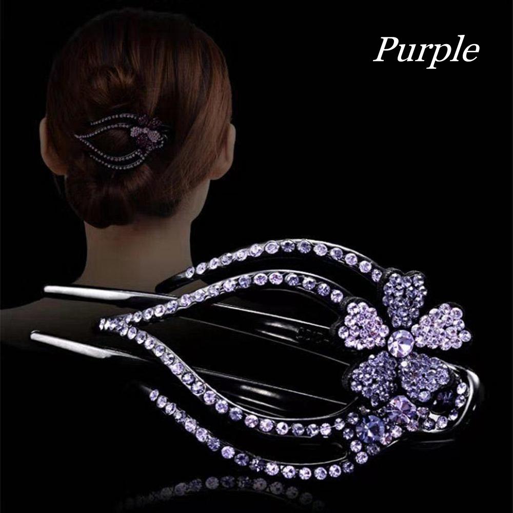 2026 New Hot Crystal Hairpin Women Hairclip Top Side Clip Rhinestones Duckbill Clip Hair Jewelry Wedding Girl Hair Styling Tools