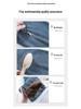 Damen Jeans mit hoher Taille und weitem Bein – Frühling/Sommer Lockerer Schnitt, Bodenlang, Schlankmachend, Vielseitiger Gerader Schnitt