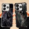 Tod Sensenmann Schädel Sense Vergoldung Handyhülle für Xiaomi Poco X5 X6 X7 X8 Pro Max F8 Ultra F7 M8 M7 M5S Redmi 15C 15 14C 13C