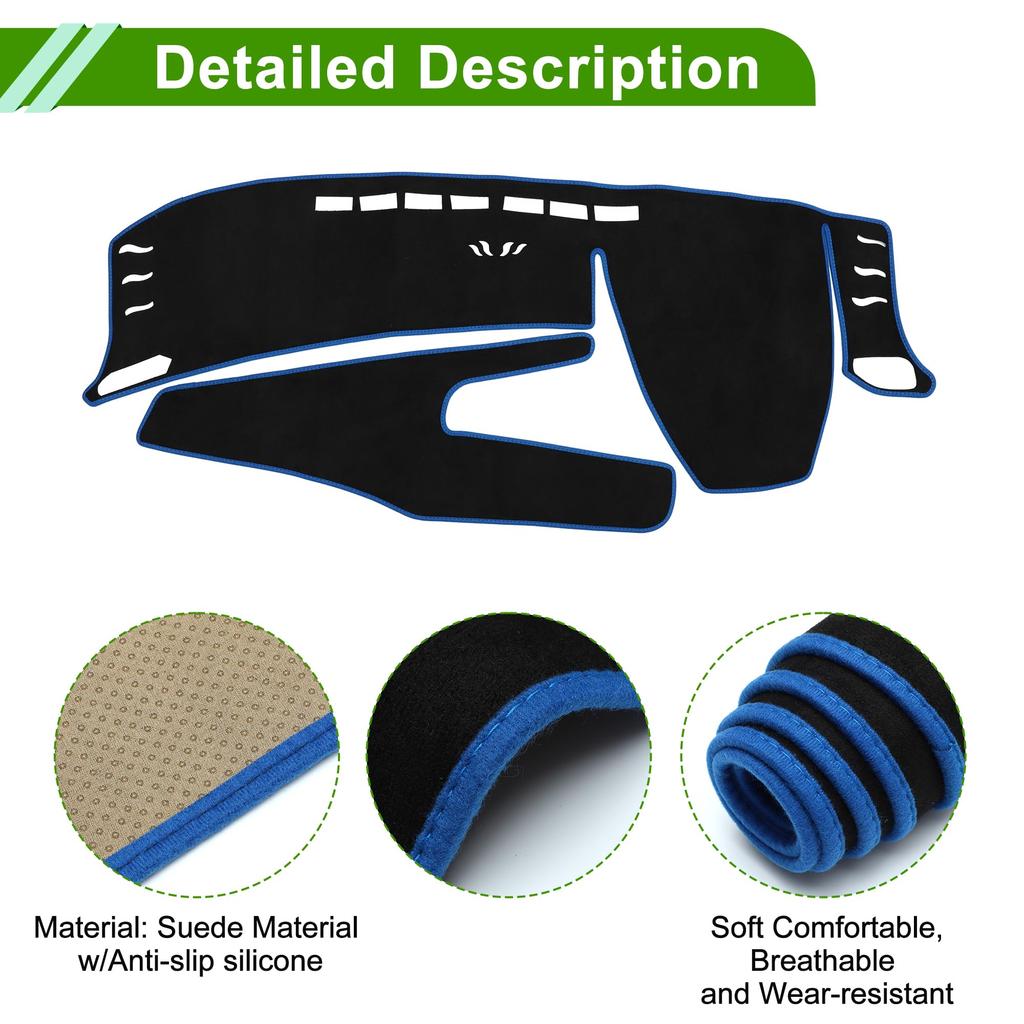 HOPESPANNER Dashboard Mat for Lexus UX Series Fits This black dash mat is and reduces Perfect for protecting your Lexus UX from scratches and other