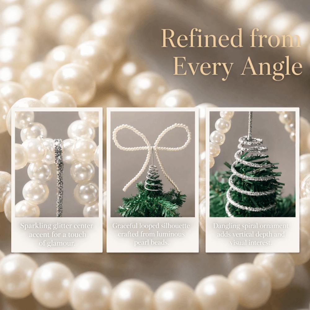 Looped Shape Christmas Tree Charm Spiral-style Xmas Ornament Funny Tree Topper Decor Holiday