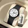 Student Exam Watch Male And Female Simple Qiao Mei With Luminous Calendar Couple Watch Small Black Watch