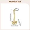 Human Spine Keychain Bag Charm PVC 15cm Handmade Small Lightweight Biology Key Pendant