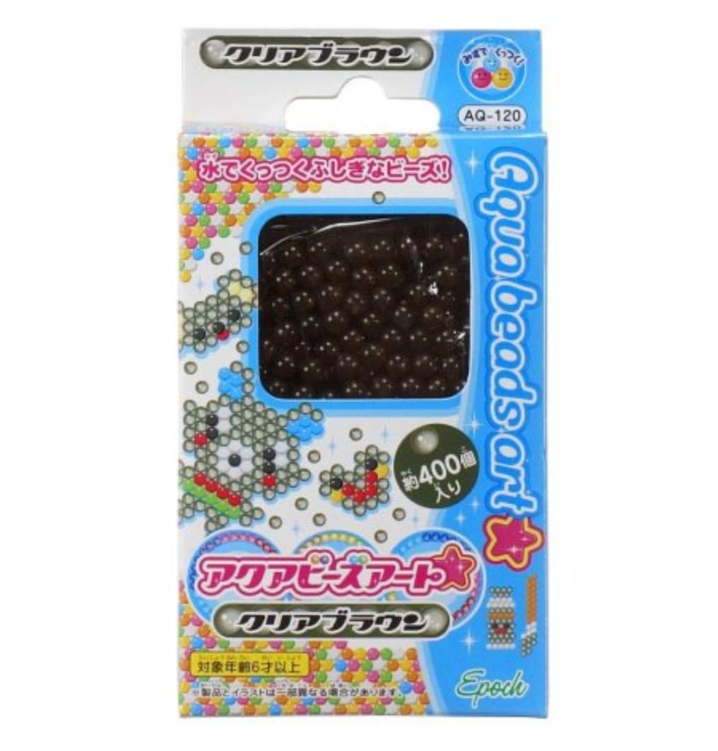 

Aqua beads art clear brown AQ-120