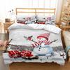 Christmas Christmas cartoon digital printing bedding four-piece set