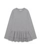 AMES-WORLDWIDE Frill Layered Longsleeve Tee Gray