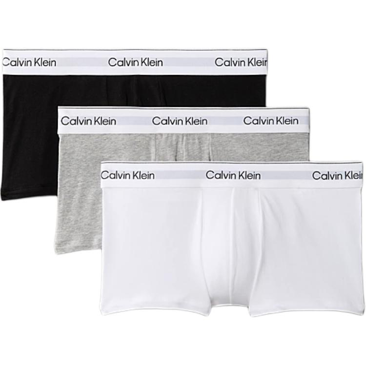 CALVIN KLEIN Low Rise Stretch Casual Boxer Briefs Euro Version Men 3 Pack LV00NB4389-MP1 XL
