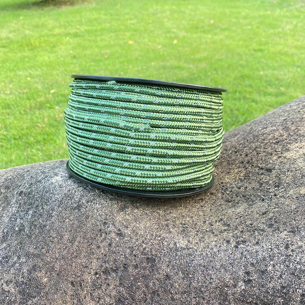 

6MMx50M Reflective Windproof Guy Rope for Tents and Camping