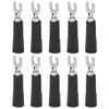 10Pcs/Set Banana Plug Adapter Insulated Fork Spade Wire Connectors U Type Electrical Crimp