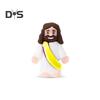 12/48 stk Mini Jesus-figur PVC Frelser Jesus Figurmodell Statue Skulptur Skrivebordsdekorasjon påskepryd Julefestivalgave