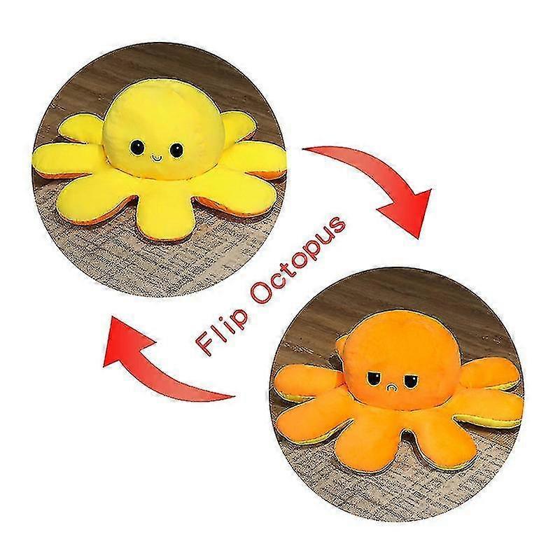 Reversible Octopus Stuffed Animal, Large Plush Octopus Cushion Pillow Toys Boris