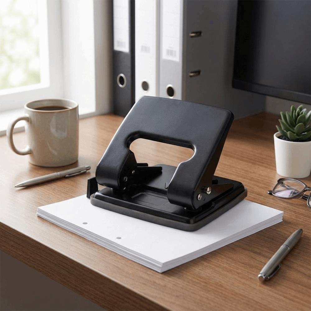 Simple Operation Punching Tool Multiple Styles Paper Puncher  Daily Office Use