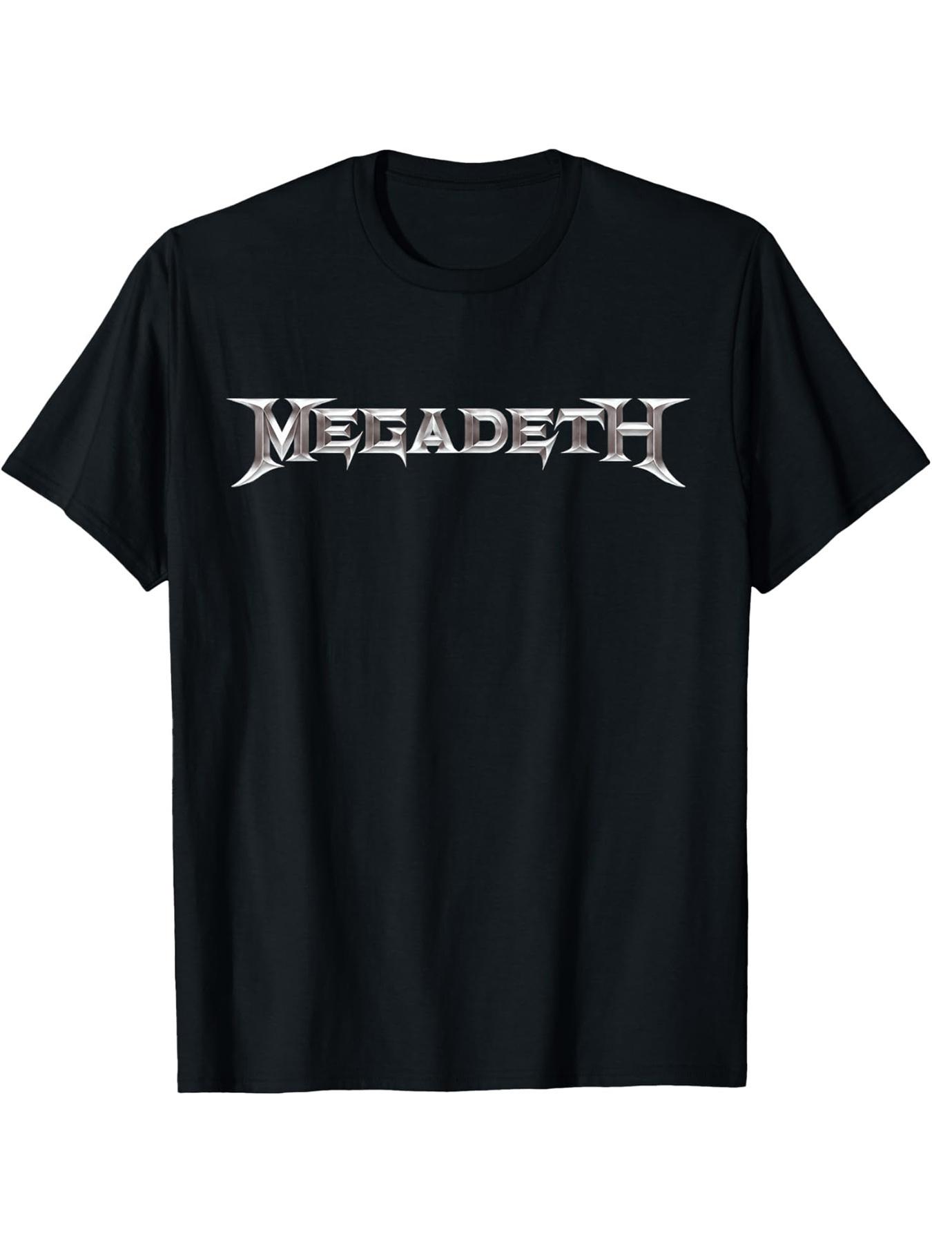 

Mengades Black Logo T-shirt - 100% Cotton Soft Breathable Regular Fit Short Sleeve Tee L