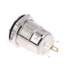 12 mm vanntett metall trykknappbryter LED-lys momentan låsing bil motor strømbryter metall låsende trykknappbryter