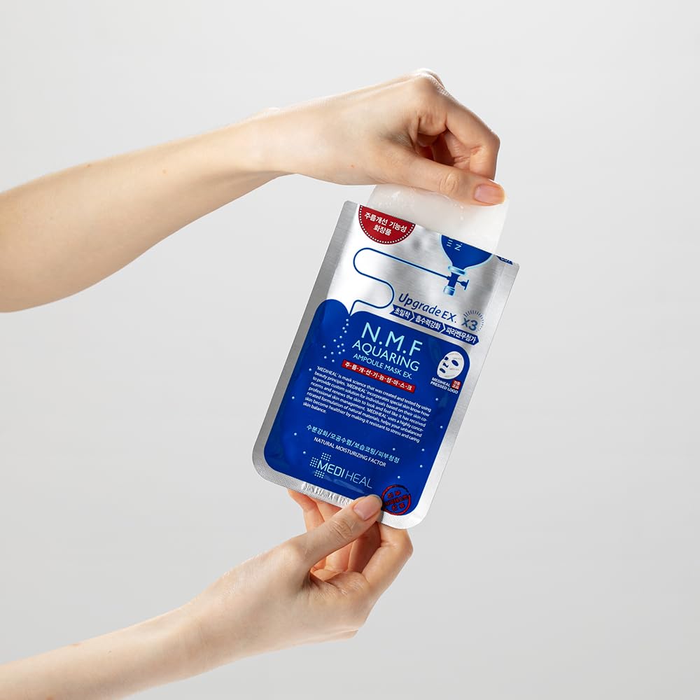 Aquaring Ampoule Mask EX [MEDIHEAL] N.M.F. 27ml10P