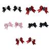 Casual Barrettes Hairpin Hair Clip Crosses 2000s Colorful Bowknot Bunches Headwear Sweet Crosses Shape