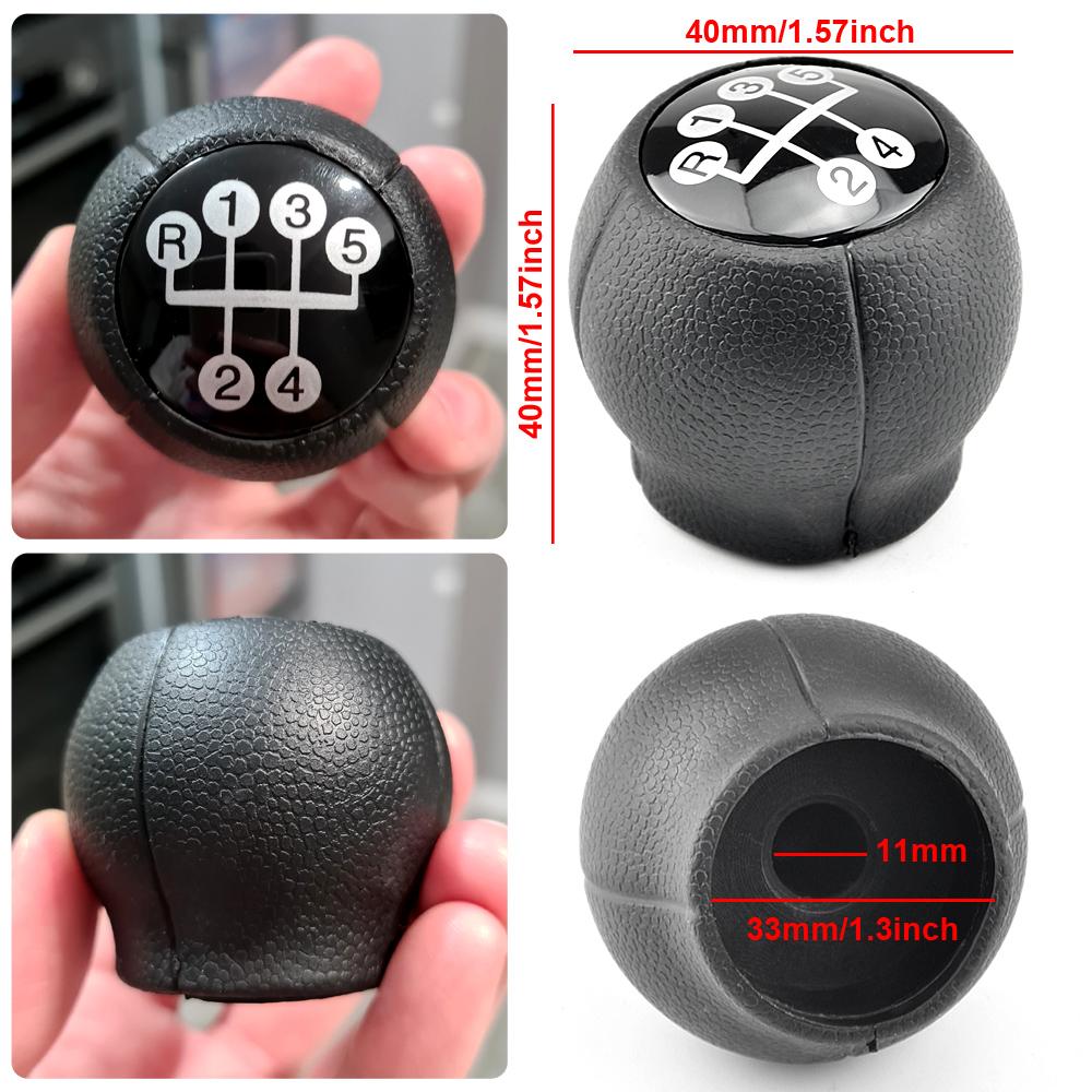 Car Handbrake Gear Shift Knob Shifter Gaiter Boot Leather Cover Auto Decor For Vauxhall/OPEL CORSA C COMBO 01-06 Car