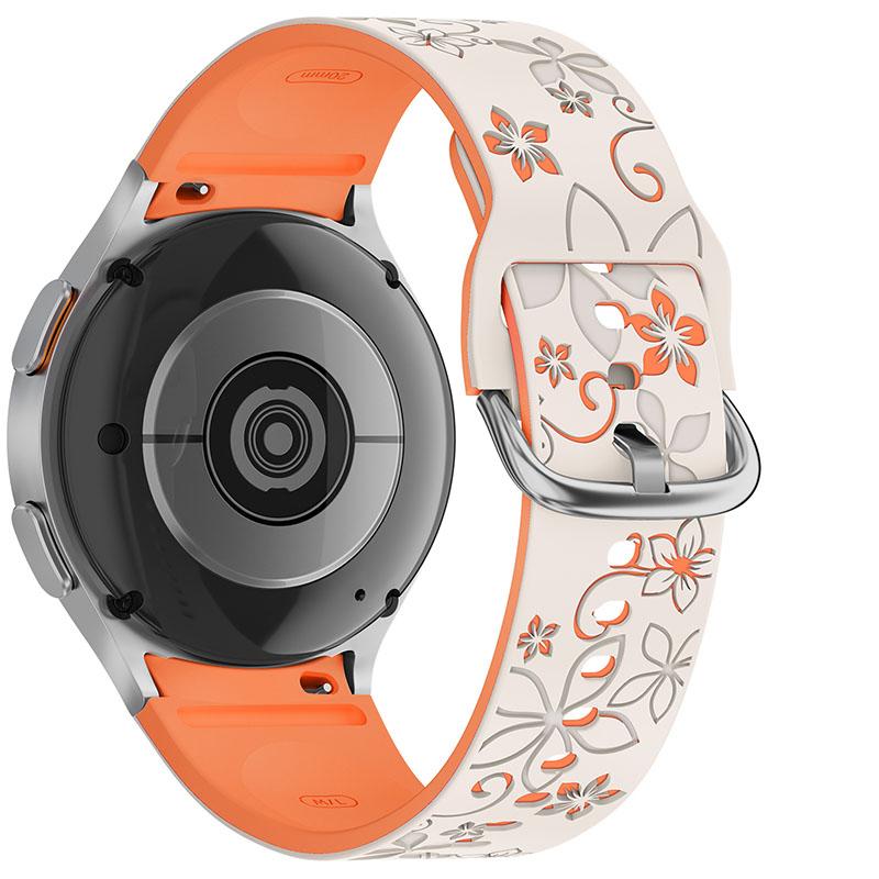 Original Silicone band for Samsung Galaxy Watch 7 FE 6 5 4 Classic 5 pro 44mm 40mm 43mm 47mm 45mm Bracelet Galaxy Watch6 7 Strap