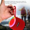 Altavoz Bluetooth inalámbrico portátil para exteriores, subwoofer, para coche y hogar con luces de colores, pequeño altavoz mini atmosférico