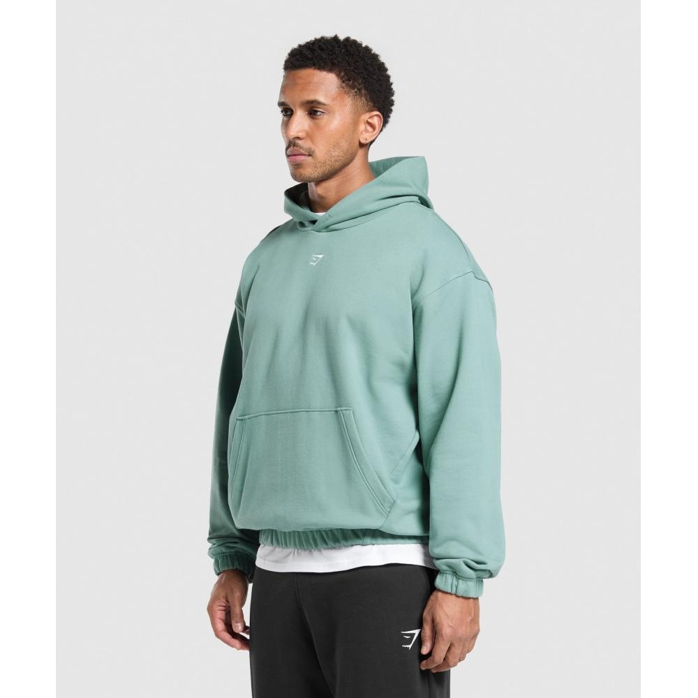 Gymshark Mikina s kapucí Rest Day Essentials Celeste Blue A2b3l Udbp