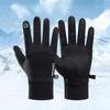 New Black Winter Warm Full Fingers Waterproof Cycling Outdoor Sports Running Motorcycle Ski Touch Screen Fleece Gloves