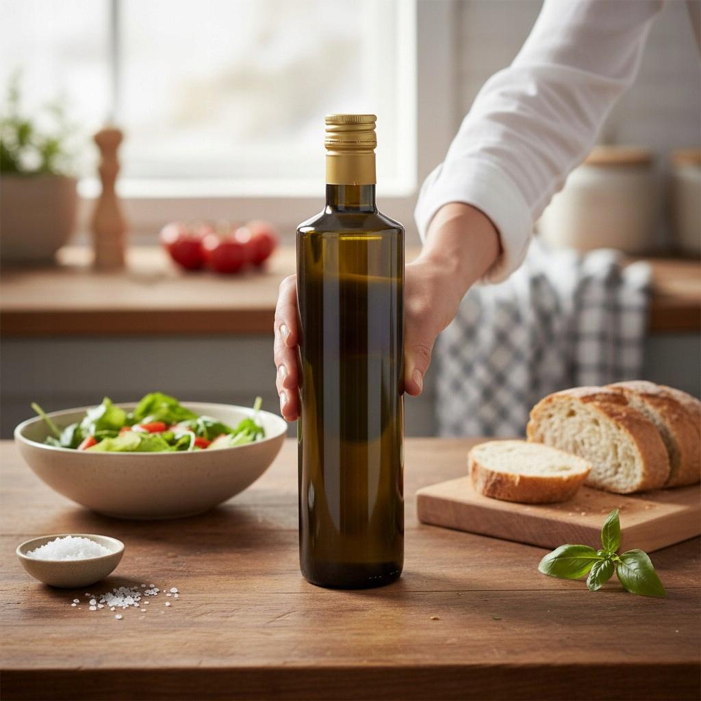 50x Bottle DORICA OLIVE 500ml Bottles for Olive Oil Juice 50pcs + CAP 0.5l