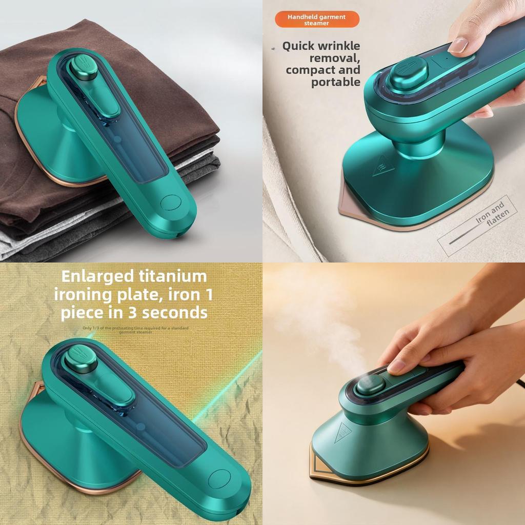 Portable Handheld Steamer For Clothes With Mechanical Control For Dorm Use