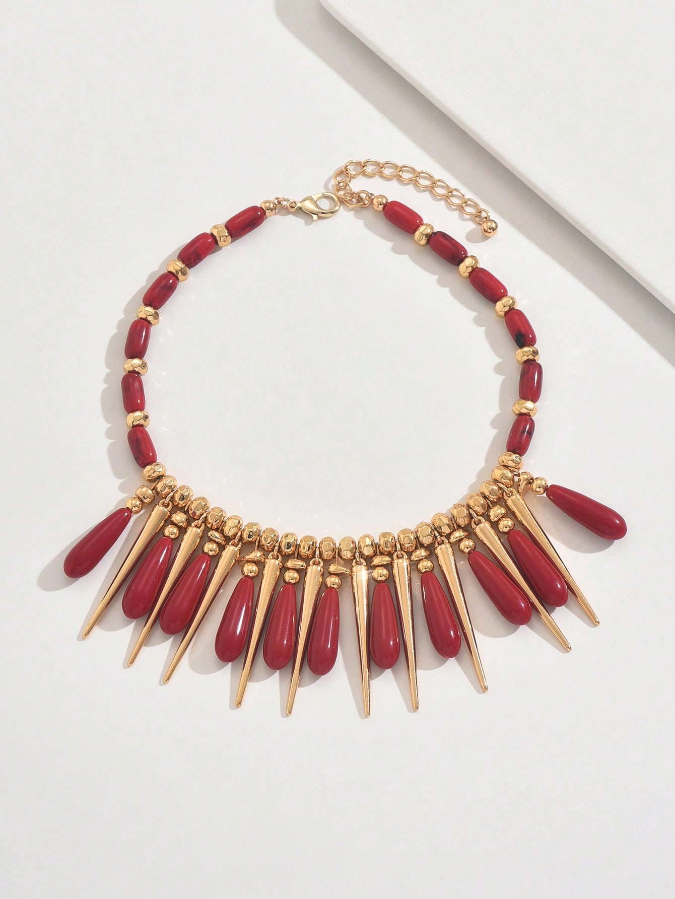 

Модное ожерелье для женских украшений красный