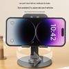 All-Metal Rotatable Tablet & Phone Stand with Foldable, Hollow Heat Dissipation Design