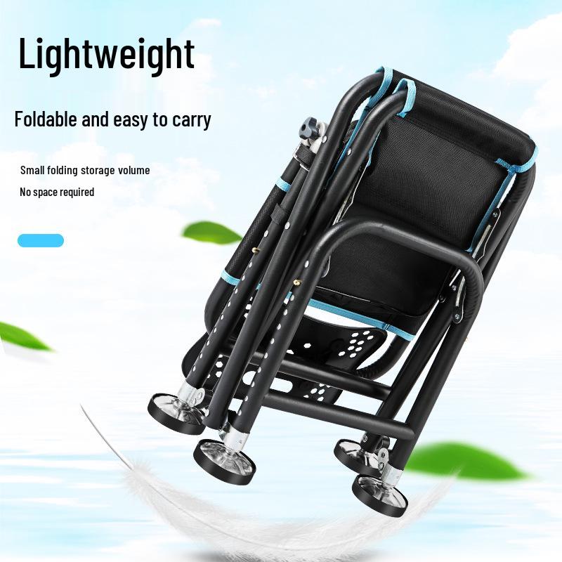 E2 Multifunctional Folding Reclining Fishing Chair and Stool