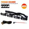 4x Raptor Style LED White Grille Lights Kit For Toyota Tacoma TRD Pro 2016-