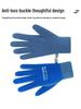 Unisex Winter Fleece Gloves - Velvet Lined, Coldproof, Windproof, Non-Slip for Cycling, Driving & Outdoor Sports