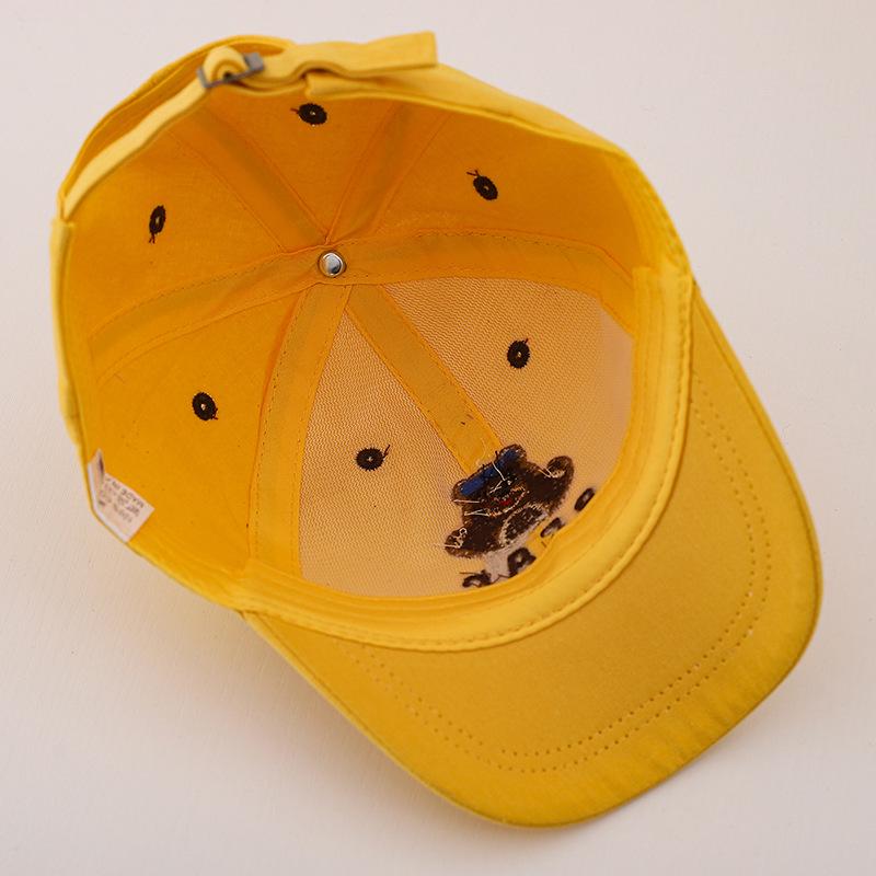 Korean Cartoon Bear Baseball Cap for Kids - Spring Sunshade Hat for Boys & Girls