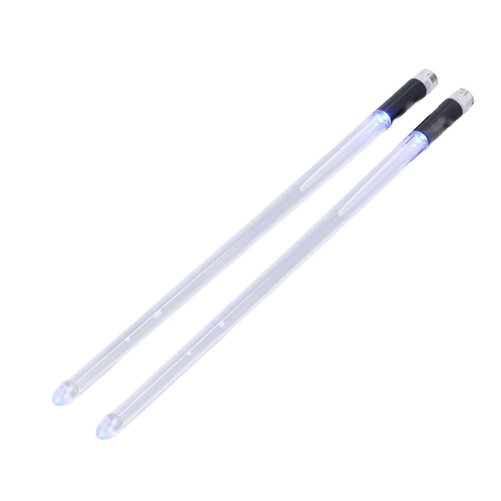 LED Drumstick USB Rechargeable 15 Color Changing Light Up Drum Sticks with Switch for Stage