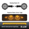 LED Flowing Water Motorcycle Turn Signal, Super Bright 12V Direction Indicator for Electric Vehicles and Scooters