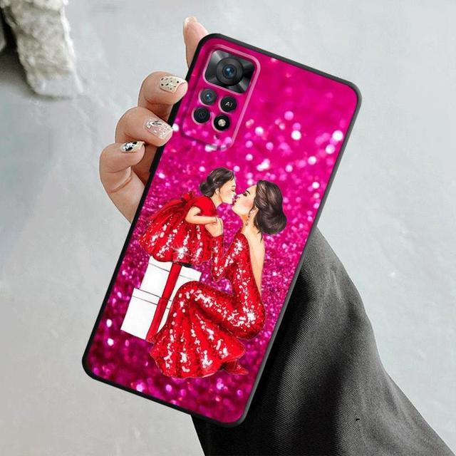 Husa de telefon pentru Xiaomi Redmi Note 12 11t 11s 11 10 8 Pro 9 9s 9t 8t pentru Mi 10 8 9a 9c 10c K40 Femei Super Mom Baby Princess Queen