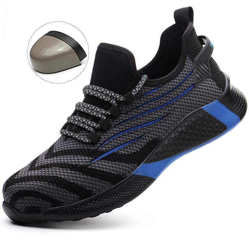 Steel Toe Cap Shoes For Women Work Boots Puncture-Proof Work Safety Shoes Protective Working Shoes Women Security Sneakers