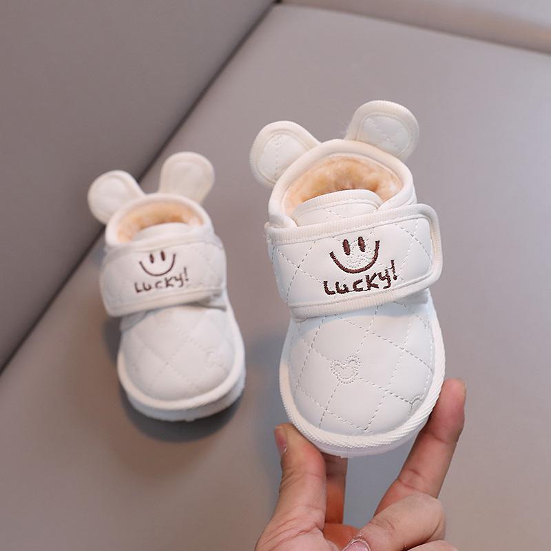 Детская флисовая утолщенная хлопковая обувь зимние сапоги зимняя теплая обувь детская — фото 7